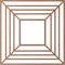 Ekena Millwork Raven Wood Fretwork Pierced Ceiling Medallion, Wood (Paint Grade), 40"OD x 14 5/8"ID x 3/8"T CMWP40X40X0375RAMF - alternate 5